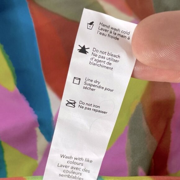 5/$25 George Colourful Print Tankini Bikini Top Swim Top XXL - Picture 4 of 10